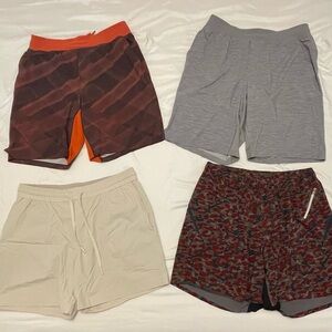 Lululemon Stylish Men's Shorts Collection - Gray, Beige, Red etc.
